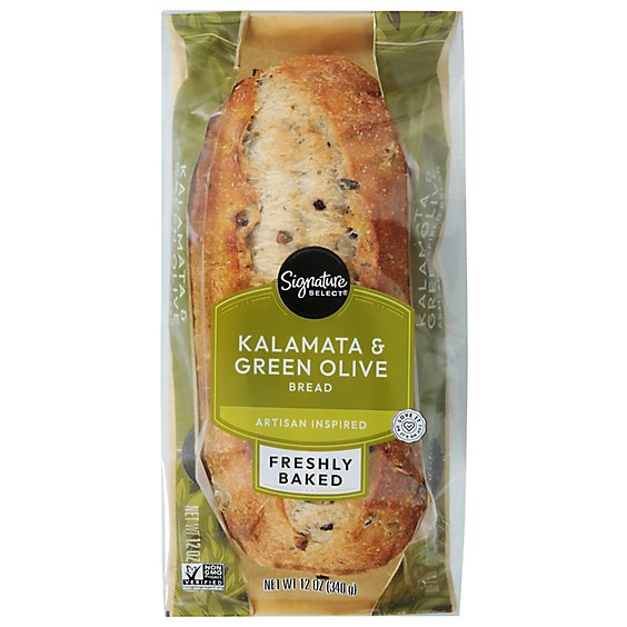Bread Loaf Kalamata & Green Olive