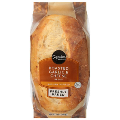 Signature SELECT Roast Garlic & Cheese Bread Loaf - Each - Image 2