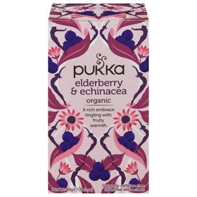 Pukka Fruit Tea Elderberry & Echinacea 20 Count - 1.41 Oz - Image 3