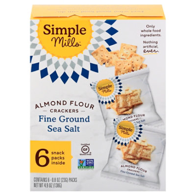 Simple Mi Crackers Snkpk Sslt Almnd - 4.8 Oz - Image 3