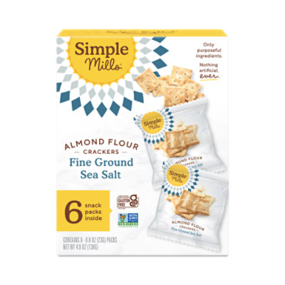 Simple Mi Crackers Snkpk Sslt Almnd - 4.8 Oz - Image 2