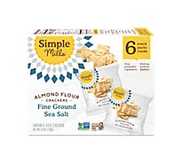 Simple Mi Crackers Snkpk Sslt Almnd - 4.8 Oz