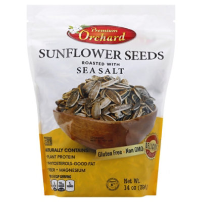 Premium Orchard Sunflower Seeds Roasted With Sea Salt - 14 Oz - Image 1