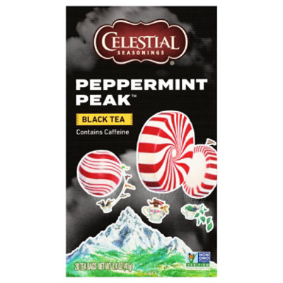 Celestial Tea Black Peppermint Peak - 20 Count - Image 1