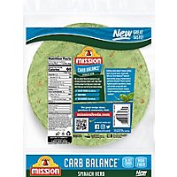 Mission Carb Balance Spinach Herb Tortilla - 8 Count - Image 6