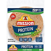 Mission Tortilla Wraps Protein Plant Powered Super Soft 6 Count - 9 OZ - Image 2