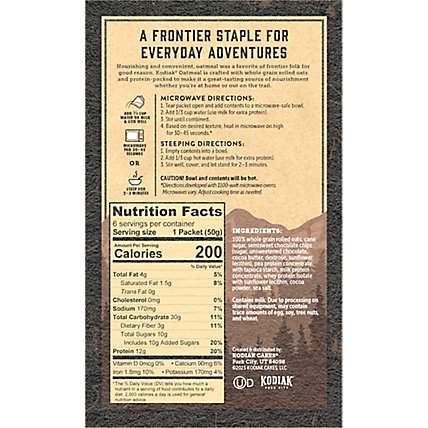 Chocolate Chip Oatmeal Packet - 10.58 Oz - Image 6