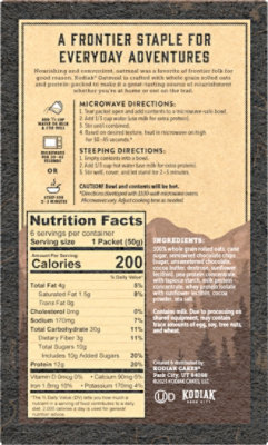 Kodiak Chocolate Chip Instant Oatmeal Packets Box - 10.58 Oz - Image 6