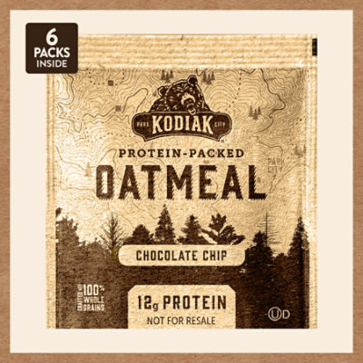 Kodiak Chocolate Chip Instant Oatmeal Packets Box - 10.58 Oz - Image 3