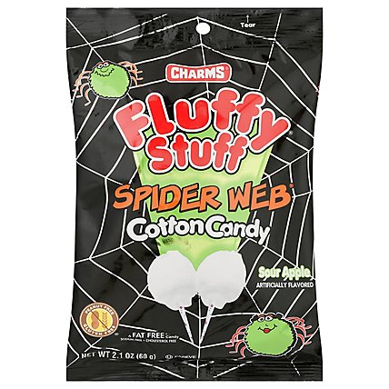 Charms Cotton Candy Fluffy Stuff Spider Web - 2.1 Oz - Image 3