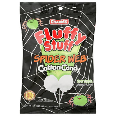 Charms Cotton Candy Fluffy Stuff Spider Web - 2.1 Oz - Image 3