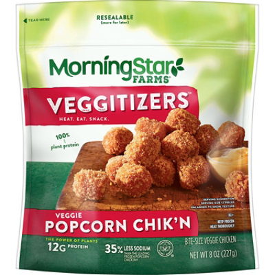 MorningStar Farms Veggitizers Veggie Chikn Popcorn - 8 Oz - Image 5