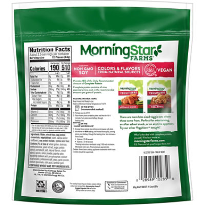 MorningStar Farms Veggitizers Veggie Chikn Popcorn - 8 Oz - Image 6