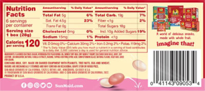 Sun-Maid Raisins Yogurt Flavored Strawberry & Vanilla - 6-1 Oz - Image 5
