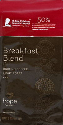 Hope Prod Coffee Brkfst Blnd Grnd - 12 Oz