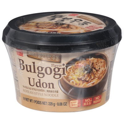 Wang Bowl Udon Korean Bulgogi Flavor - 8.8 Oz - Image 3