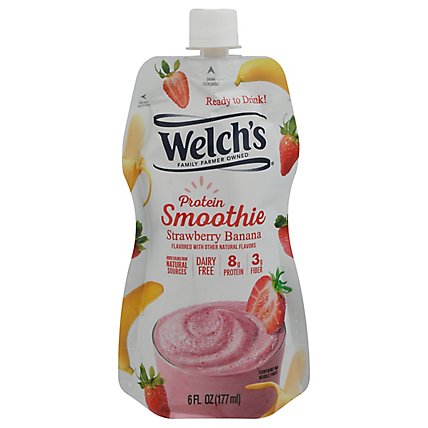 Welchs Smoothie Strawberry Banana Drink In A Pouch - 6 Fl. Oz. - Image 3
