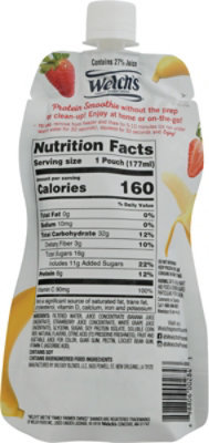 Welchs Smoothie Strawberry Banana Drink In A Pouch - 6 Fl. Oz. - Image 6