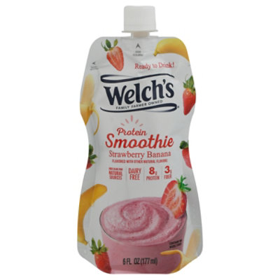 Welchs Smoothie Strawberry Banana Drink In A Pouch - 6 Fl. Oz.