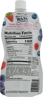 Welch's Mixed Berry Concord Grape Protein Smoothie - 6 Oz - Image 6