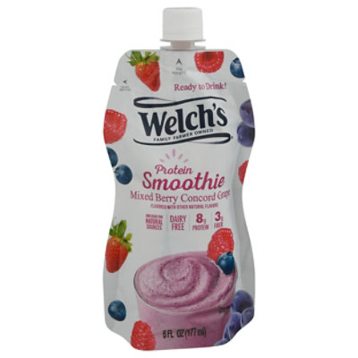Welch's Mixed Berry Concord Grape Protein Smoothie - 6 Oz - Image 2