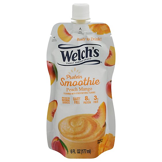 Welchs Smoothie Peach Mango Drink In A Pouch - 6 Fl. Oz.