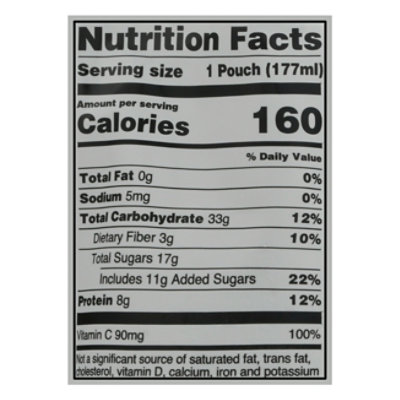 Welchs Smoothie Peach Mango Drink In A Pouch - 6 Fl. Oz. - Image 4