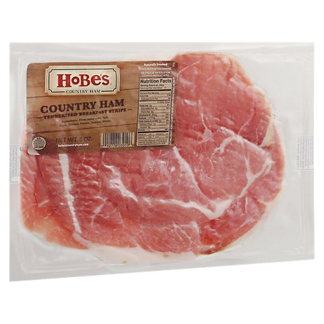 Hobes Country Ham Tenderized Strips - 8 Oz
