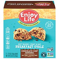 Enjoy Life Breakfast Ovals Soft Baked Fruit & Oat Chocolate Chip Banana - 5-1.76 Oz - Image 3