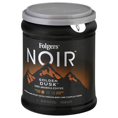 Folgers Noir Coffee Ground Arabica Golden Dusk - 10.3 Oz - Image 3