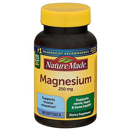 Nature Made Magnesium Soft Gels 250 mg - 90 Count - Image 2