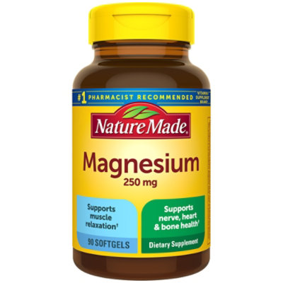 Nature Made Magnesium Soft Gels 250 mg - 90 Count - Image 1