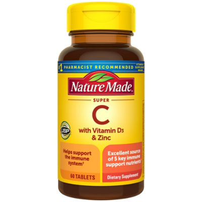 Nature Made Super C Immune Complex Tablets - 60 Count - Image 1