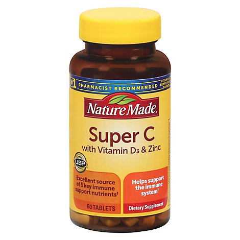 Nature Made Super C Immune Complex Tablets - 60 Count