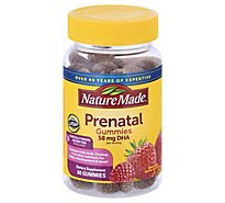 Nature Made Dietary Supplement Prenatal Gummies With DHA 58 Mg Mixed Berry - 60 Count