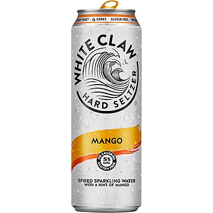 White Claw Hard Seltzer Mango - 24 Fl. Oz. - Image 2