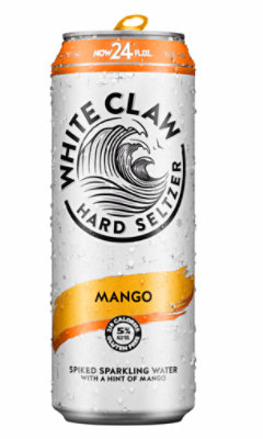 White Claw Hard Seltzer Mango - 24 Fl. Oz.