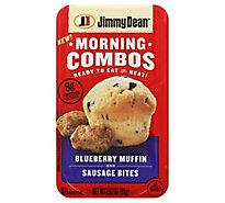 Jimmy Dean Morning Combos Blueberry Muffin and Sausage Bites - 3.52 Oz.
