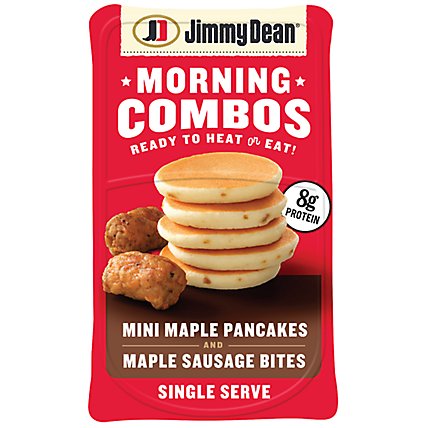 Jimmy Dean Morning Combos Mini Maple Pancakes and Maple Sausage Bites - 3.27 Oz. - Image 2