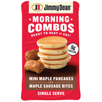 Jimmy Dean Morning Combos Mini Maple Pancakes and Maple Sausage Bites - 3.27 Oz. - Image 1