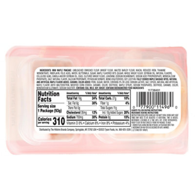 Jimmy Dean Morning Combos Mini Maple Pancakes and Maple Sausage Bites - 3.27 Oz. - Image 2