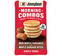 Jimmy Dean Morning Combos Mini Maple Pancakes and Maple Sausage Bites - 3.27 Oz.