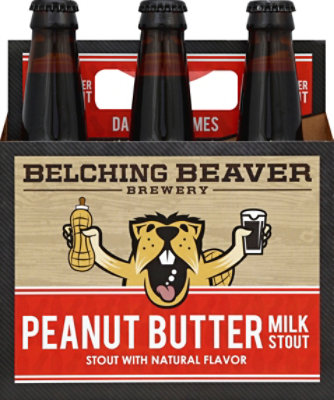 Belching Beaver Brewery Beer Milk Stout Peanut Butter Bottles - 6-12 Fl. Oz. - Image 2