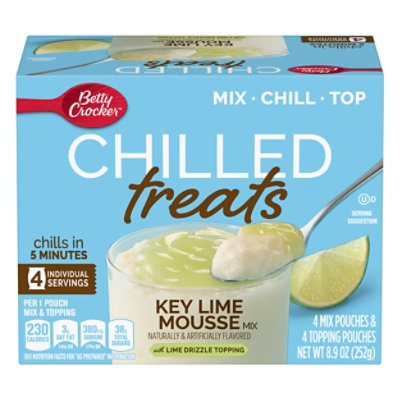 Betty Crocker Chilled Treats Mix & Topping Key Lime Mousse With