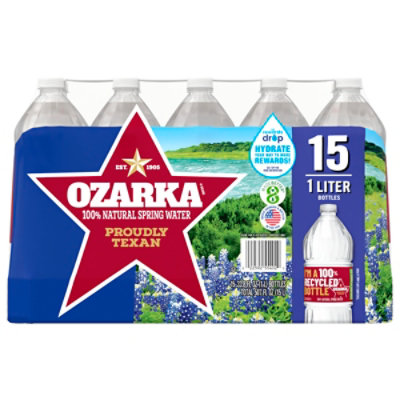 Ozarka Spring Water Natural - 15-1 Liter - tomthumb