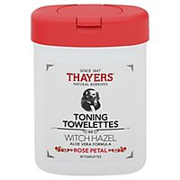 Thayers Petal Toning Towelettes - 30 Count - Image 3