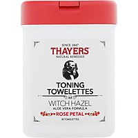 Thayers Petal Toning Towelettes - 30 Count - Image 2