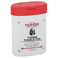 Thayers Petal Toning Towelettes - 30 Count - Image 1