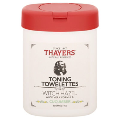 Thayers Cucumber Toning Towelettes - 30 Count