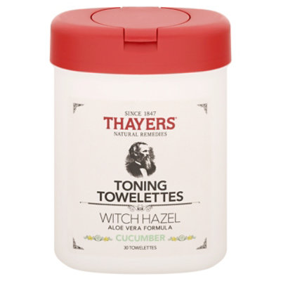 Thayers Cucumber Toning Towelettes - 30 Count